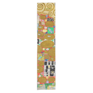 Caminho De Mesa Pequeno Casal Gustav Klimt Fulfillment Nouveau