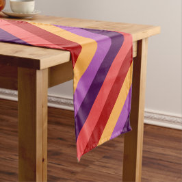 Caminho De Mesa Pequeno Cherry Red Violet Strike Small Mesa Runner