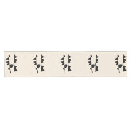 Caminho De Mesa Pequeno Chic Abstrait Dual Face