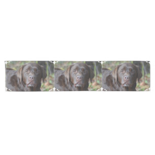 Caminho De Mesa Pequeno Chocolate adorável labrador retriever