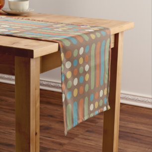 Caminho De Mesa Pequeno Círculos do século médio com cores múltiplas 2