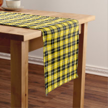 Clan Barclay Yellow e Black Scottish Tartan