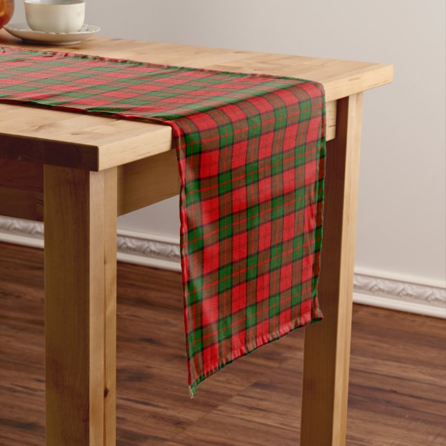 Caminho De Mesa Pequeno Clan Dunbar Tartan Pattern (No Local)