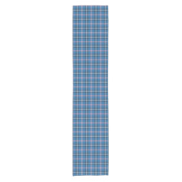 Caminho De Mesa Pequeno Classic Blue Black White Plaid Table Runner