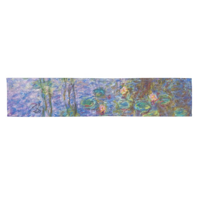 Caminho De Mesa Pequeno Claude Monet - Lírios Hídricos (Horizontal)