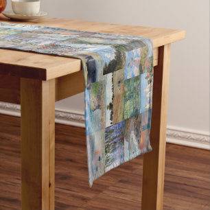 Caminho De Mesa Pequeno Claude Monet - Patchwork de obras de arte