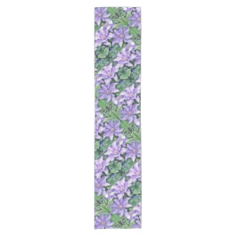 Caminho De Mesa Pequeno Clematis Roxo
