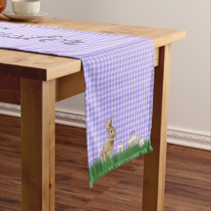 Caminho De Mesa Pequeno Coelhinho e Ovos de Páscoa