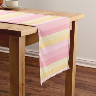 Caminho De Mesa Pequeno Colores de Pastel Modelo Cor Púrpura Amarelo