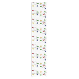 Caminho De Mesa Pequeno Colorida Mesa das Luzes de Natal