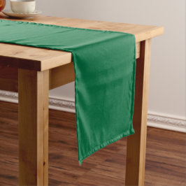 Caminho De Mesa Pequeno Cor Sólida Verde do Frasco | Clássico | Elegante