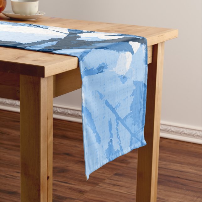 Caminho De Mesa Pequeno Cores do outono, folhas 4 (No Local)