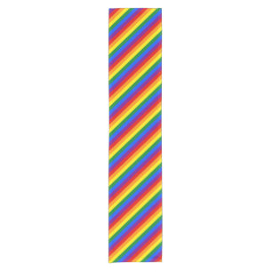 Caminho De Mesa Pequeno CORES DO RAINBOW FLAG + suas ideias