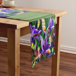 Caminho De Mesa Pequeno Corredor da mesa dos campos do colibri e da íris