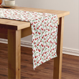 Caminho De Mesa Pequeno Corredor de Mesa Cerejas