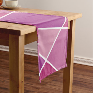 Caminho De Mesa Pequeno Corredor de mesa da Coleção de Cores Pink JanaiCre