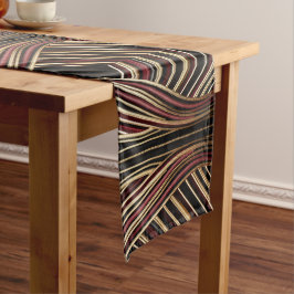Caminho De Mesa Pequeno Corredor de Mesa de Casamento Listrado Elegante