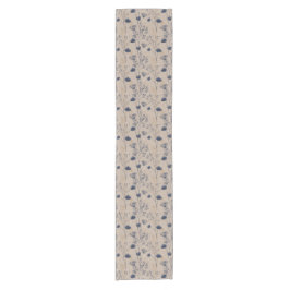 Caminho De Mesa Pequeno Corredor de Mesa de Flores Silvestres Botânicas Na