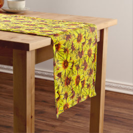 Caminho De Mesa Pequeno Corredor de Mesa de Girassóis