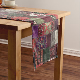 Caminho De Mesa Pequeno Corredor de Mesa de Patchwork da Bohemian