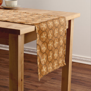 Caminho De Mesa Pequeno Corredor de Mesa Estético com Azulejos Florais de