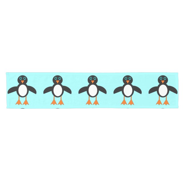 Caminho De Mesa Pequeno Corredor de Mesa Pinguin Cute (Horizontal)