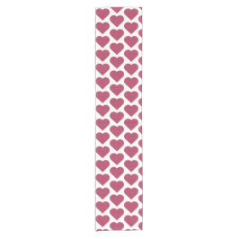 Caminho De Mesa Pequeno Corredor de Mesa Xadrez Vermelho Rosa em Formato d