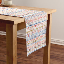 Caminho De Mesa Pequeno Corridores de mesa com padrão asteca