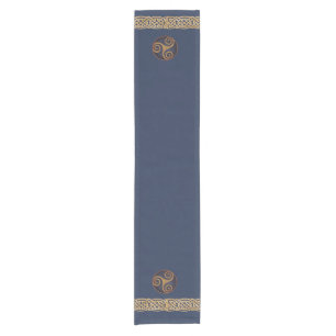 Caminho De Mesa Pequeno Costume (azul) de Triskelion do céltico