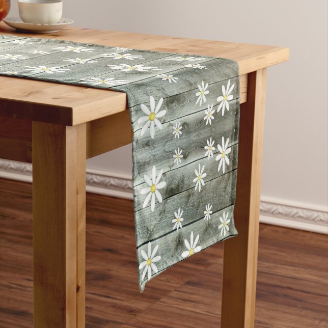 Caminho De Mesa Pequeno Cottage Daisy (No Local)