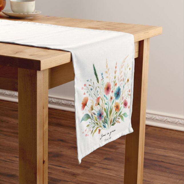 Caminho De Mesa Pequeno Cresça em graça floral (No Local)
