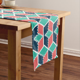 Caminho De Mesa Pequeno Cubo Geométrico na moda Moderno