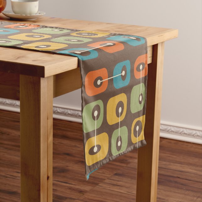 Caminho De Mesa Pequeno Cubos Modernos de meio século (No Local)