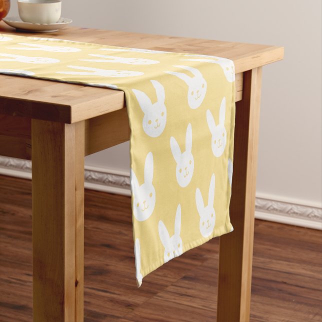 Caminho De Mesa Pequeno Cute Bunny Mesa Runner (No Local)