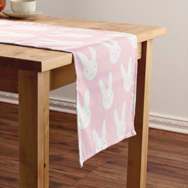 Caminho De Mesa Pequeno Cute Bunny Mesa Runner (No Local)