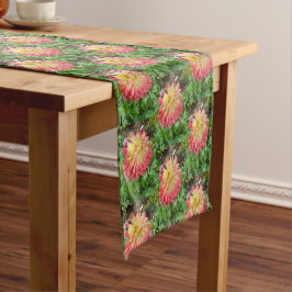 Caminho De Mesa Pequeno Dahlia Rosa e Amarelo