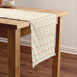 Caminho De Mesa Pequeno Daisy Floral Pattern Farmhouse Mesa Runner