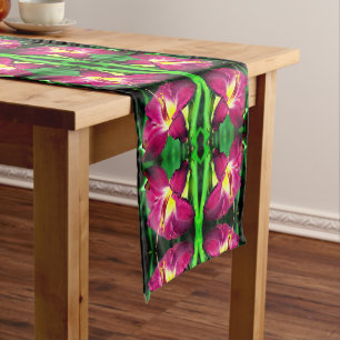Caminho De Mesa Pequeno Daylly Flower Close Abstrato
