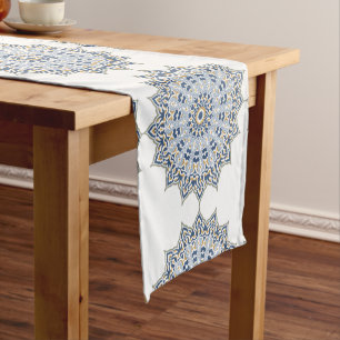 Caminho De Mesa Pequeno Decoração Árabe Persa Oriental Turca Arabesco
