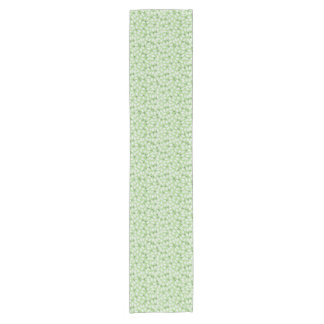 Caminho De Mesa Pequeno Desenho Folhoso Verde Menta