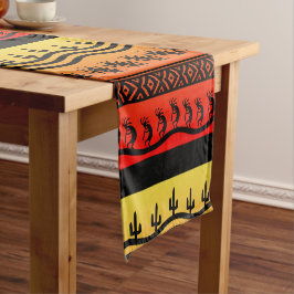 Caminho De Mesa Pequeno Deserto tribal asteca dos sóis de Kokopelli do