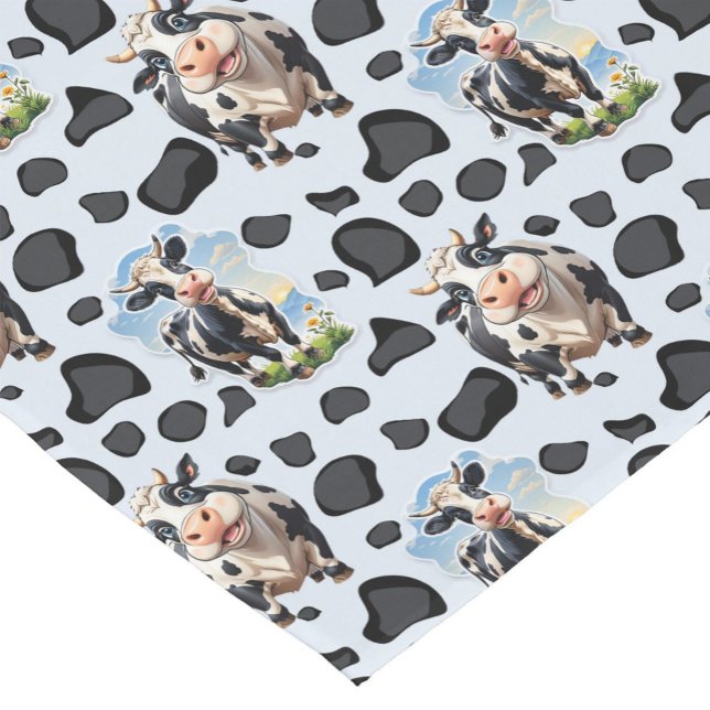 Caminho De Mesa Pequeno Design de padrão animal de vaca (Criador carregado)