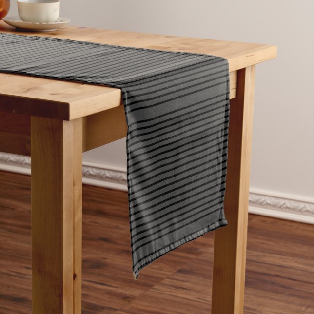 Caminho De Mesa Pequeno Design de Pinstripe moderno (No Local)