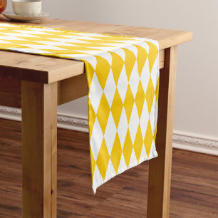 Caminho De Mesa Pequeno Design de Verificadores de Ouros de Harlequin Bran