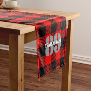 Caminho De Mesa Pequeno Design personalizado da verificação do búfalo da