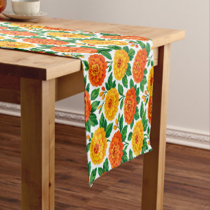 Caminho De Mesa Pequeno Dia de Muertos, Marigold Fiesta