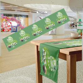 Caminho De Mesa Pequeno Dia de São Patrício de Mesa Curta