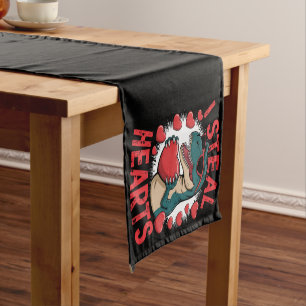Caminho De Mesa Pequeno Dia dos Namorados Dinossauro Eu Roubo Corações Amo