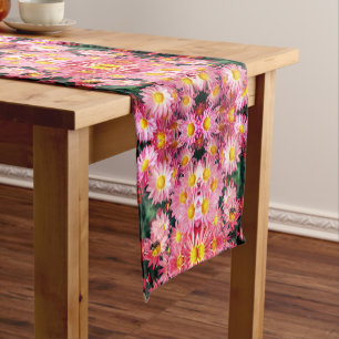 Caminho De Mesa Pequeno Disias Rosa E Abstrato De Abelhas De Bumble