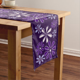 Caminho De Mesa Pequeno Dótulo da Flor Roxo Escuro